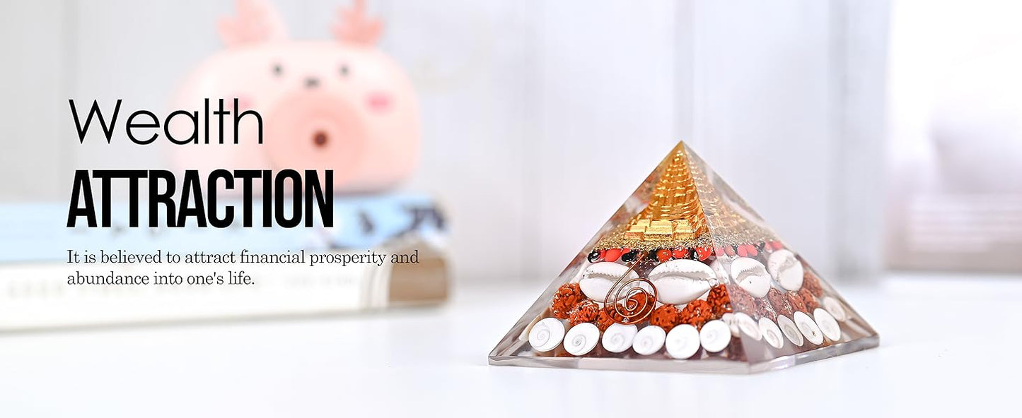 🛕 Wealth Pyramid Yantra – Invite Wealth, Positivity & Peace 💰✨